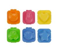 Fictory Stampo da forno a forma di animale in stile cartone animato, per uova e palline di riso, divertente per bambini, facile da usare, perfetto per feste e regali, strumento creativo per l'arte