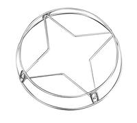 Fictory Supporto per pentole in acciaio inox, griglia a doppio strato, resistente al calore, design antiscottatura, accessorio versatile per pentole da cucina, strumento di cottura durevole e sicuro