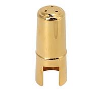 Fictory Tappo per bocchino per sassofono, protezione durevole, facile da pulire, finitura dorata, leggero