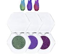 Ficugxd Adrianna Nicole Eyeshadow, Ethereal Single Color-Shifting Eyeshadow, Clickable Eyeshadow Single, Color Shifting Eyeshadow, Glitter Eyeshadow Powder, Metallic Eyeshadow Chameleon