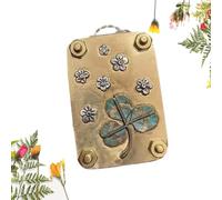 Ficugxd Micro Flower Press,Mini Flower Embosser,Functional Micro Flower Press Locket, Botanical Art & Crafts DIY Metal Embossing, The Best Gift for Plant Lovers And Craft Lovers