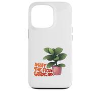 Ficus Plant Pun What The Ficus Going On Design Custodia per iPhone 13 Pro