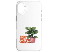 Ficus Plant Pun What The Ficus Going On Design Custodia per iPhone 16 Plus