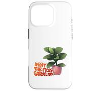 Ficus Plant Pun What The Ficus Going On Design Custodia per iPhone 16 Pro