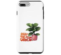 Ficus Plant Pun What The Ficus Going On Design Custodia per iPhone 7 Plus/8 Plus