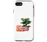 Ficus Plant Pun What The Ficus Going On Design Custodia per iPhone SE (2020) / 7/8