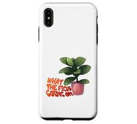 Ficus Plant Pun What The Ficus Going On Design Custodia per iPhone XS Max