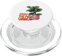 Ficus Plant Pun What The Ficus Going On Design PopSockets PopGrip per MagSafe