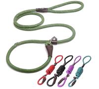 Fida Guinzaglio per cani resistente, confezione da 5, resistente 1,27 cm x 1,8 m, comodo guinzaglio per cani di taglia grande, media e piccola, senza tirare, guinzaglio per addestramento animali