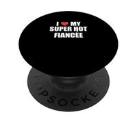 Fidanzamento Detto Fidanzato Coppia Amo La Mia Super Hot Fidanzata PopSockets PopGrip Adesivo
