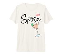 Fidanzata Addio al Nubilato Matrimonio Nozze Sposa Maglietta Premium