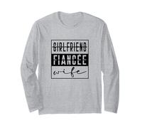 Fidanzata Fidanzata Moglie - Matrimonio Luna di Miele Maglia a Manica