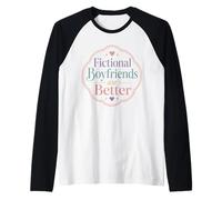 Fidanzati immaginari Lettore Romantico per Amanti dei Libri Migliori Maglia con Maniche Raglan