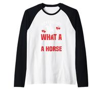 Fidanzato Che Stupida Domanda Ho Un Cavallo Maglia con Maniche Raglan