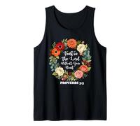 Fidati del Signore Proverbi 3:5 Cristiano Floreale Credente Dio Canotta