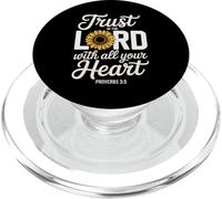 Fidati del Signore Proverbi 3:5 Girasole PopSockets PopGrip per MagSafe