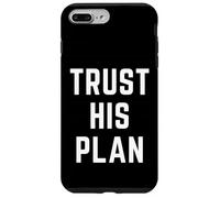 Fidati del suo piano Fede cristiana Gesù Versetto della Bibbia Custodia per iPhone 7 Plus/8 Plus
