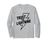 Fidati dell'energia fulminea Maglia a Manica