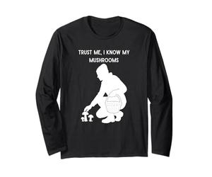 Fidati di Me, conosco i Miei Funghi Giardiniere Maglia a Manica