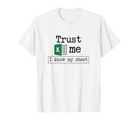 Fidati di Me Conosco Il Mio Foglio - Data Geek Humor Data Analyst Maglietta