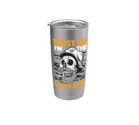Fidati di me, sono il Captain Pipes Sailor Seaman Crew Bicchiere termico in acciaio inox doppia parete
