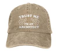 Fidati di Me, Sono Un Architetto. Cappellino da Baseball retrò Regolabile.