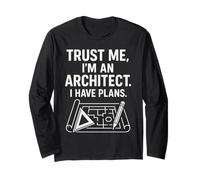 Fidati di me Sono un architetto Ho dei piani Maglia a Manica