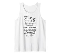 Fidati di Te nel Signore Isaia 26:4 Versetto della Bibbia Fede della Scrittura Canotta