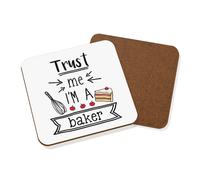 Fidati Me I'M A Baker Sottobicchiere - Divertente Migliore Favorito Chef Cuoco