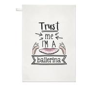 Fidati Me I'M A Ballerina Strofinaccio Piatto Panno Danza Classica Divertente