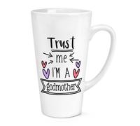 Fidati Me I'M A Madrina 483ml Grande Latte Tazza Festa Della Mamma World's Best