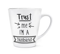 Fidati Me I'M A Marito 341ml Latte Tazza - Divertente Best Valentines Giorno Amo