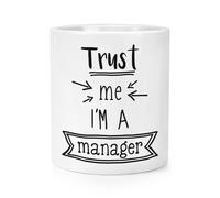 Fidati Me I'M A Responsabile Trucco Pennello Matita Pot - Divertente Boss Best
