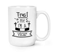 Fidati Me I'M A Vicario 426ml Grande Tazza Dio Gesù World's Best Bellissimo