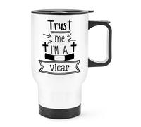 Fidati Me I'M A Vicario Viaggio Tazza Manico Dio World's Best Bellissimo