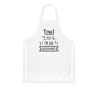Fidati Me I'M Un Estroverso Chef Grembiule Amico Compleanno Divertente Cucinare