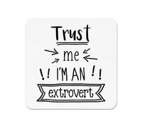 Fidati Me I'M Un Estroverso Frigo Magnete Confident Amico Compleanno Divertente