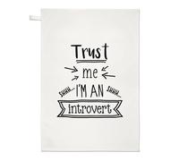 Fidati Me I'M Un Introvert Tè Telo Timido Amico Compleanno Scherzo Divertente