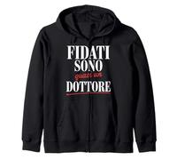 Fidati Sono Quasi Un Dottore Felpa con Cappuccio