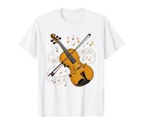 Fiddle Vecchio Stile Musica Old Time di Montagna Maglietta