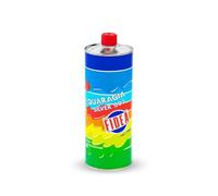 Fidea Acquaragia Silver 603 Solvente Professionale per Vernici Oleosintetiche e Smalti Sintetici Pregiati, Acquaragia Inodore Ideale per Diluizione e Pulizia (1 Litro)