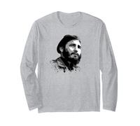 Fidel Castro Cuba Revolution Latin America Maglia a Manica