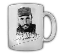 Fidel Castro - Tazza con firma Máximo Líder Cuba viva Revolutions Tod - #19648
