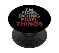 Fidel Name Fidel Personalized Name First Given PopSockets PopGrip Adesivo