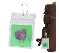 Fidget 3D lenticolare card | 3D lenticolare carta gatto modello fidget ciondolo | Portatile relax compagno zaino ornamento per aula e viaggio