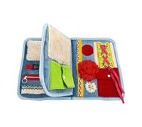 Fidget Blanket per la demenza | Pad di attività autistiche confortante, libro di agitazione versatile, prodotti per la demenza Alzheimer, coperta di agitazione per adulti con demenza