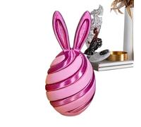 Fidget Bunny Egg Toy, Sensory Collectible Gadget, 3D Printed Passthrough Design for Stress Relief Fun, Smooth Interactive Texture Features, Desk Toy Entertainment Accessory, Fidget Toys