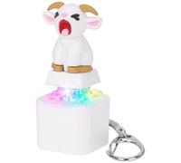 Fidget Clicker Portachiavi con LED e Suono Divertente di Capra Urlante