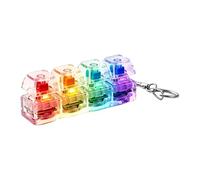 Fidget Con De Teclado - Juguete Con Botón Iluminado, Dispositivo De Ventilación Para Aliviar El Estrés, Llavero Con Botón, Fidget | Llavero Fidgt Juguete Para Adultos Hogar Clase De Viaje Escuela