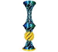 Fidget Cone Toy, Sensory Piramid Spinner, Handheld Relaxation Aid, Portatile Twisty Sculpture Stress Reliefs Design for Adults, Kids, Teens, Scuola Use, 1,42 x 1,42 x 4,92 pollici